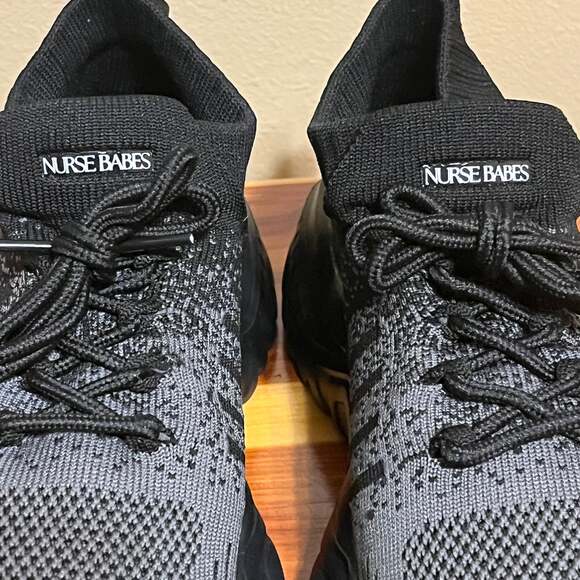 Nurse Babe Ortho Cloud 2.0 Sz 10 Black Breathable Mesh Slip-On Lightweight Sneak - Picture 9 of 9